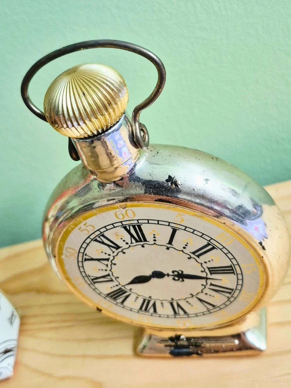 Vintage Avon Daylight Shaving Time Pocket Watch Decanter with Original Box
